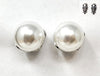 Fashion Large Pearl Clip-On Earrings #JE21002 - Multiple Colors (PC)