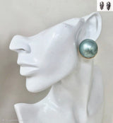 Fashion Clip-On Pearl Dome Earrings #JE21029 - Multiple Colors (PC)