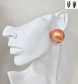 Fashion Clip-On Pearl Dome Earrings #JE21029 - Multiple Colors (PC)