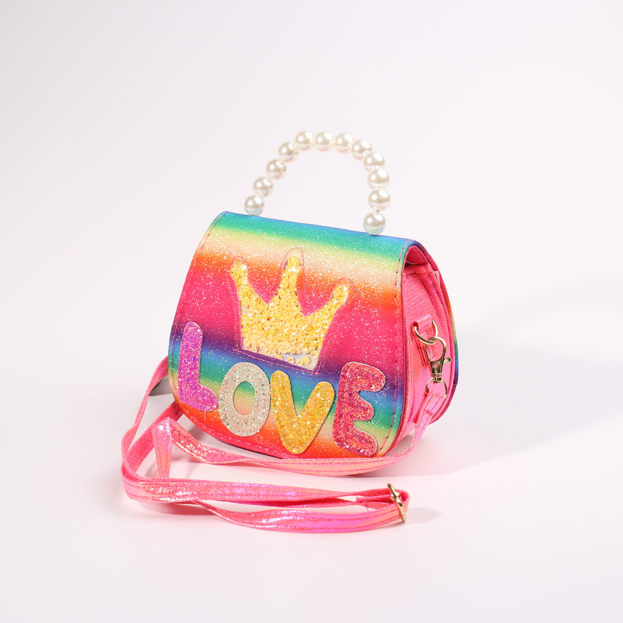 Fashion Kids Crown Handbag #JHBAG04-DRB - Rainbow (PC)