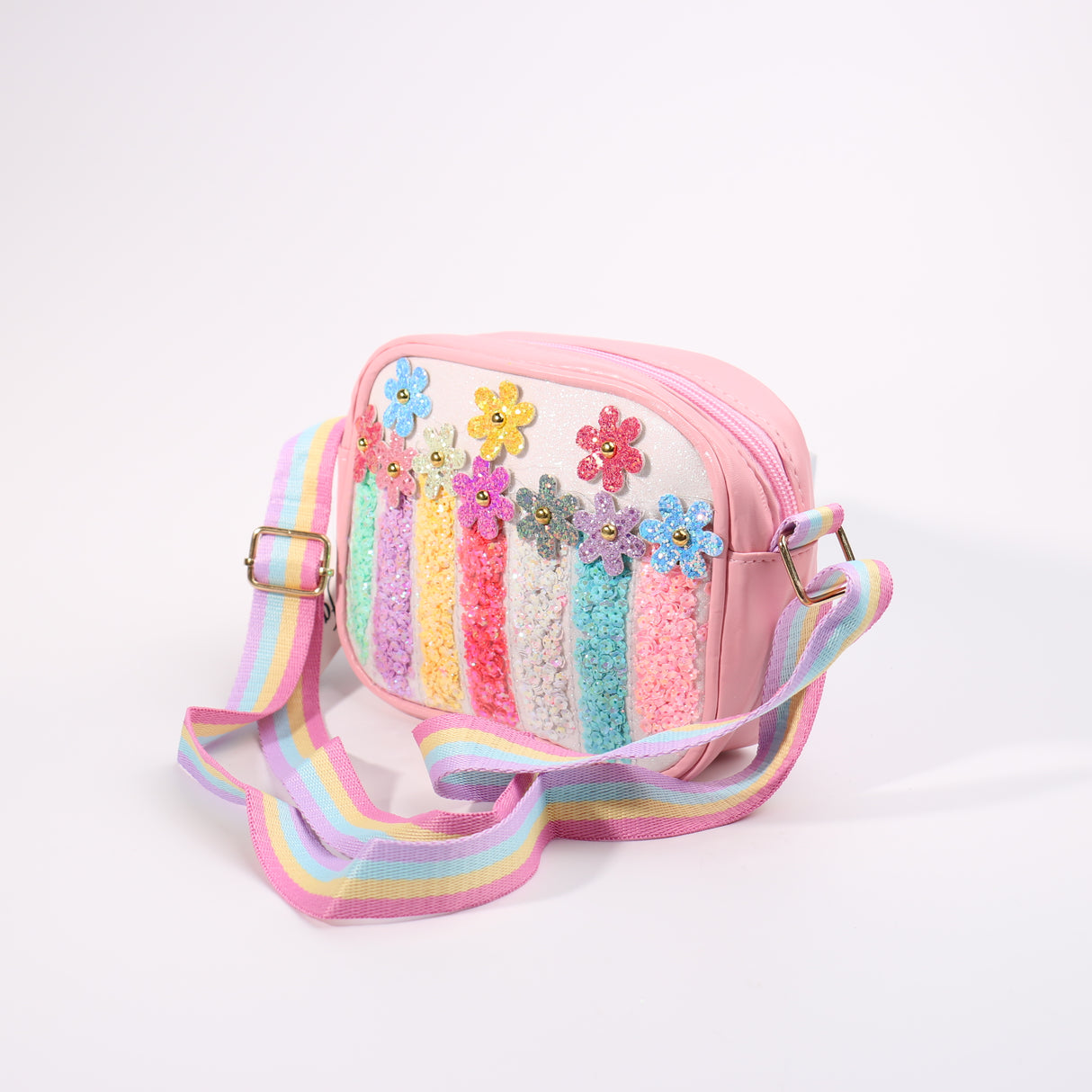 Fashion Daisy Kids Crossbody Bag #JHBAG06-LP - Light Pink (PC)