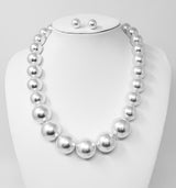 Fashion Pearl Necklace Set #JN10292 - Multiple Colors (PC)