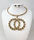 Fashion Stone Necklace Set #JN10429 - Multiple Colors (PC)