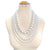 Fashion Pearl Necklace Set #JN10713RWH - WHITE (PC)