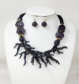 Fashion Coral Necklace Set #JN10918 - Multiple Colors (PC)