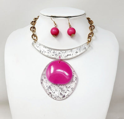 Fashion Necklace Set #JN11082 - Multiple Colors (PC)