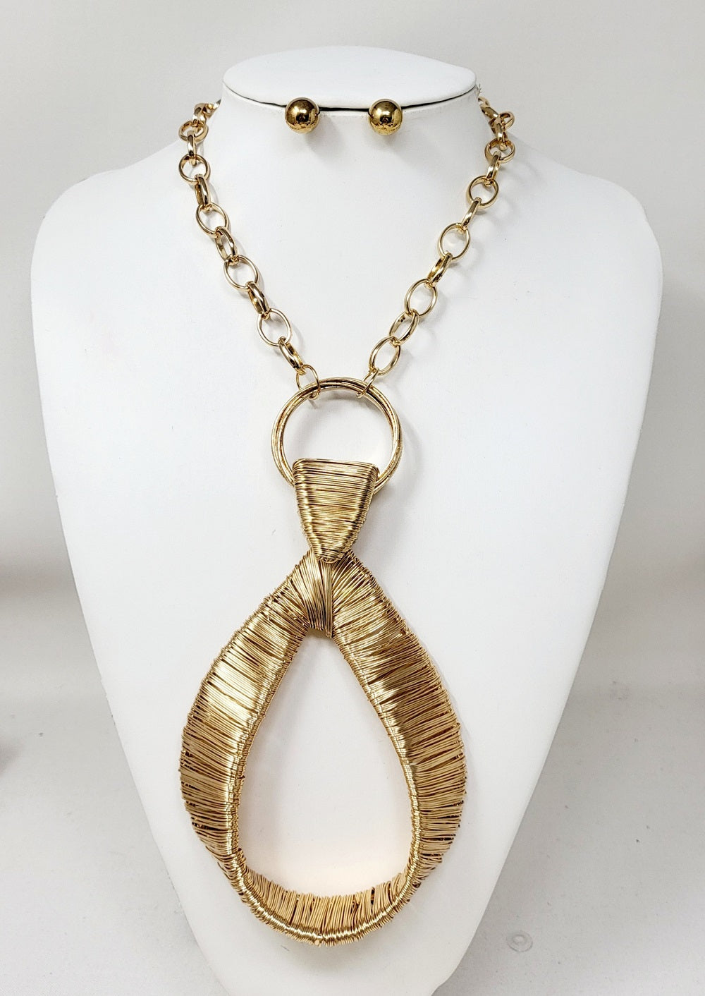 Fashion Necklace & Earring Set #JN11130 - Multiple Colors (PC)