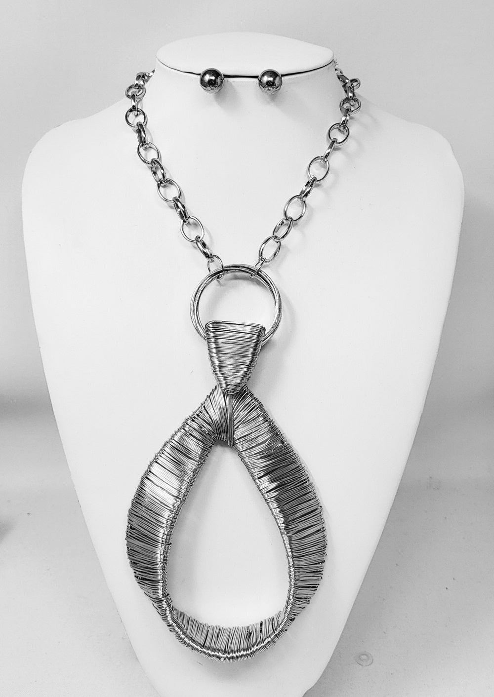 Fashion Necklace & Earring Set #JN11130 - Multiple Colors (PC)