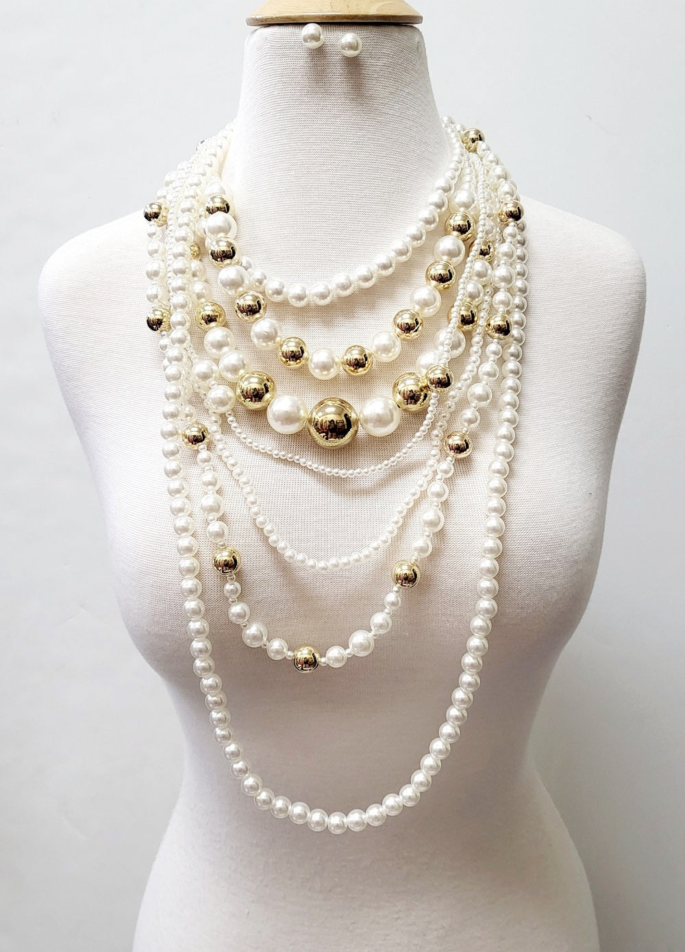 Fashion Pearl Necklace Set #JN11196 - Multiple Colors (PC)