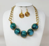Fashion Design Necklace Set #JN11203 - Multiple Colors (PC)