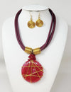 Fashion Design Necklace Set #JN11206 - Multiple Colors (PC)
