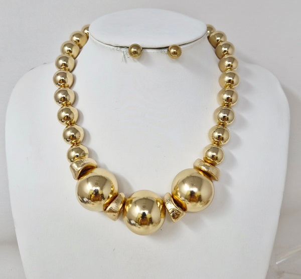 Fashion Pearl Necklace Set #JN11215 - Multiple Colors (PC)