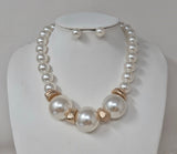 Fashion Pearl Necklace Set #JN11215 - Multiple Colors (PC)