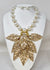 Fashion Pearl Leaf Necklace Set #JN11230 - Multiple Colors (PC)