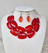 Fashion Stone Necklace #JN11252 - Multiple Colors (PC)