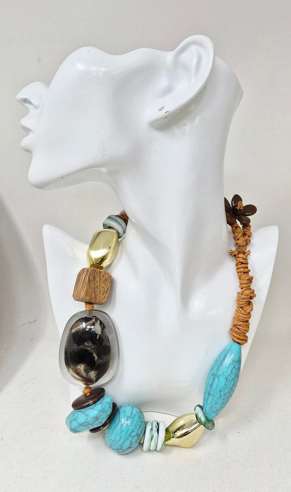 Wholesale Fashion Statement Necklace #JN11345 (PC)