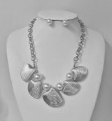 Fashion Shell Charm Necklace Set #JN11351 - Multiple Colors (PC)