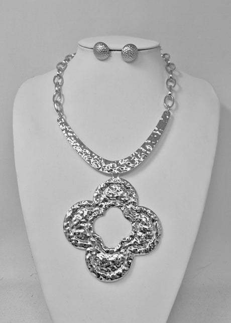 Fashion Design Clover Necklace #JN11353 - Multiple Colors (PC)