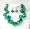 Fashion Bubble Gum Necklace Set #JN20060 - Multiple Colors (PC)