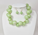 Fashion Bubble Gum Necklace Set #JN20060 - Multiple Colors (PC)