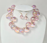 Fashion Bubble Gum Necklace Set #JN20060 - Multiple Colors (PC)