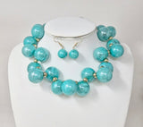 Fashion Bubble Gum Necklace Set #JN20060 - Multiple Colors (PC)