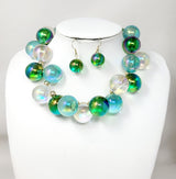Fashion Bubble Gum Necklace Set #JN20060 - Multiple Colors (PC)