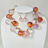 Fashion Bubble Gum Necklace Set #JN20060 - Multiple Colors (PC)