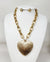 Fashion Heart Necklace Set #JN30138G - Gold (PC)
