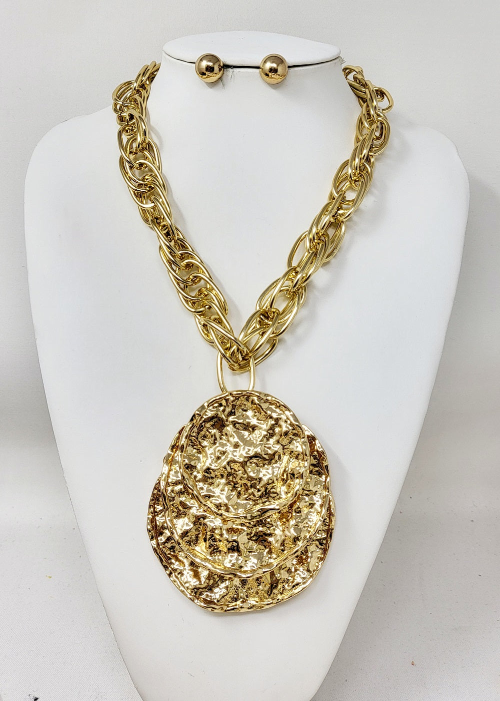 Fashion Necklace & Earring Set #JN30156 - Multiple Colors (PC)