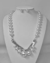 Fashion Pearl Necklace Set #JN30179 - Multiple Colors (PC)