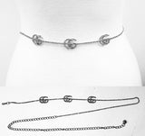 Fashion Rhinestone "G" Belt #JT11103 - Multiple Colors (PC)