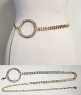 Fashion Big Circle Rhinestone Belt #JT11180 - Multiple Colors (PC)