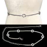 Fashion Rhinestone Geometric Chain Belt #JT11269 - Multiple Colors (PC)
