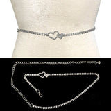 Fashion Rhinestone Heart Chain Belt #JT11288 - Multiple Colors (PC)