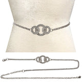 Fashion Interlocking Stone Chain Belt #JT11378 - Multiple Colors (PC)