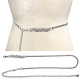 Fashion Crystal Leaf Stone Chain Belt #JT11392 - Multiple Colors (PC)