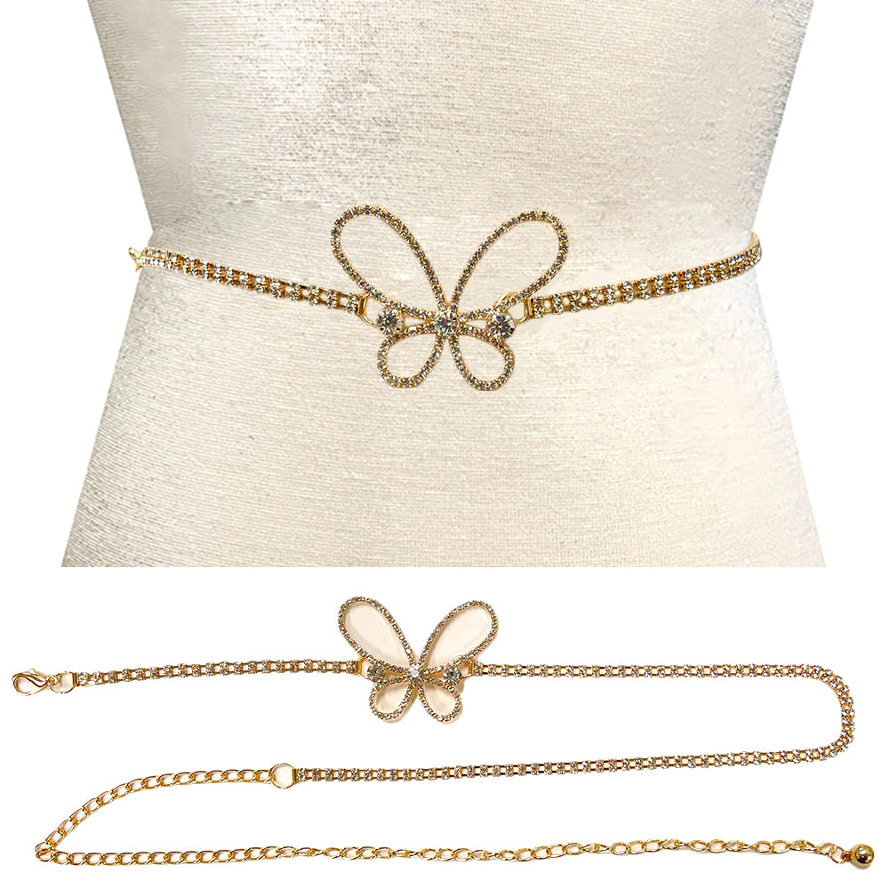 Fashion Butterfly Chain Belt #JT11403 - Multiple Colors (PC)