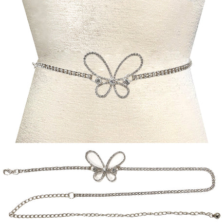 Fashion Butterfly Chain Belt #JT11403 - Multiple Colors (PC)