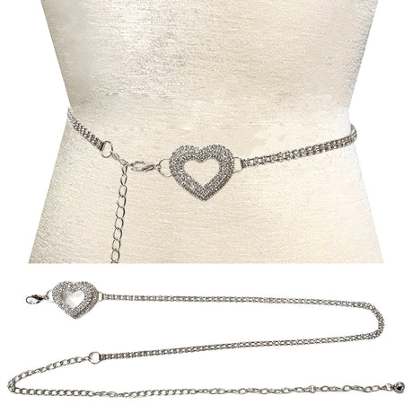 Fashion Heart Stone Belt #JT11406 - Multiple Colors (PC)