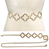 Fashion 5 Clover Chain Belt #JT11420 - Multiple Colors (PC)