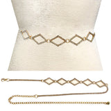 Fashion Rhinestone Diamond Chain Belt #JT11423 - Multiple Colors (PC)