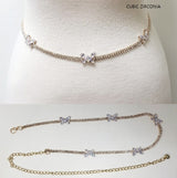 Fashion Small Butterfly Chain Belt #JT11478 - Multiple Colors (PC)