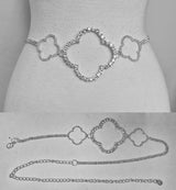 Fashion 3 Clover Chain Belt #JT11488 - Multiple Colors (PC)