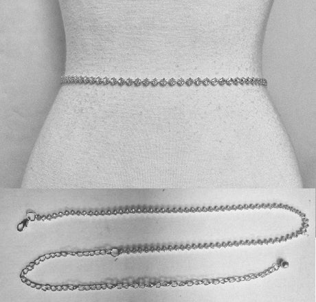 Fashion Bling Waist Chain Belt #JT11494 - Multiple Colors (PC)