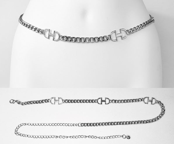 Fashion Double Link Chain Belt #JT20292 - Multiple Colors (PC)