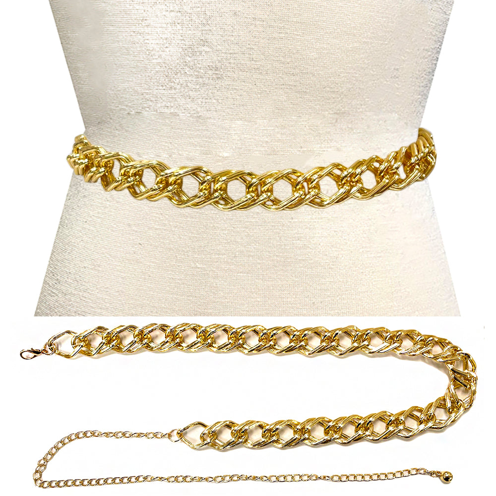 Fashion Bold Chain Belt #JT20311 - Multiple Colors (PC)