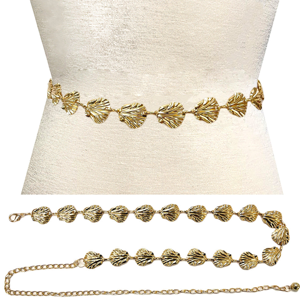 Fashion Seashell Chain Belt #JT20382 - Multiple Colors (PC)