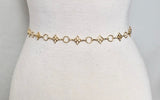 Fashion Small Circle & Diamond Chain Belt #JT20470 - Multiple Colors (PC)
