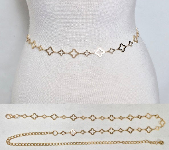 Fashion Open Clover Waist Chain #JT20480 - Multiple Colors (PC)